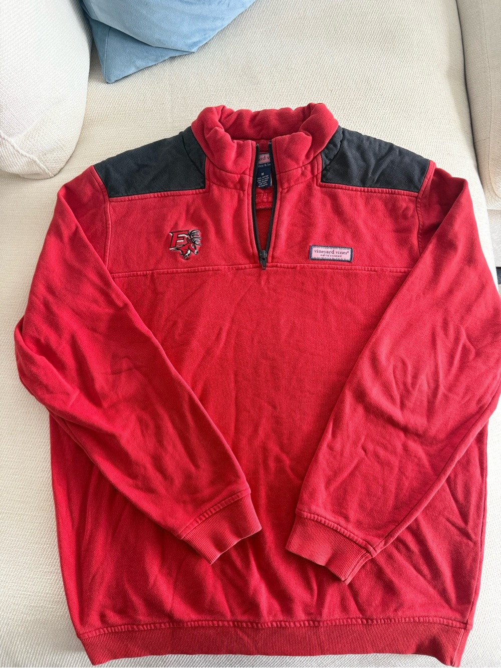 Vineyard Vines Men’s Fairfield University Shep Shirt Quarter Zip Pullover